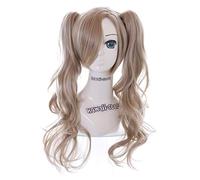 MR-661F Beige Blond Twin Tail 55 cm pour Ann Takamaki Persona 5 Cosplay Perruque Anime Manga