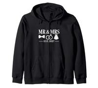 Mr and Mrs 2027 Mariée Marié Mariage Sweat à Capuche