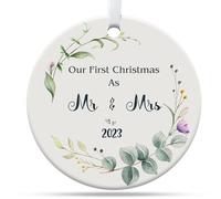 Mr and Mrs Gifts 2023, cadeaux de mariage pour couples, cadeau de fête prénuptiale, cadeaux de fiançailles pour couples, cadeau de fiançailles, cadeaux pour jeunes mariés, décoration en céramique pour