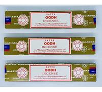 Mr.Barry's Outlet Nag Champa OODH Lot de 3 bâtons d'encens masala roulés à la main en Inde
