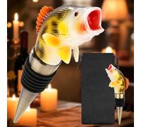 MR.BARWARE Perche à vin, Cadeau pour pêcheur, idée Cadeau, Accessoires de pêche, décorations de Poisson Cadeaux pour pêcheurs, Hommes, Cadeau d’Anniversaire, Cadeau de fête des pères pour pêcheurs