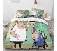 Mr. Bean Impression En D Parure De Couette Avec Fermeture Eclair Housse De Couette Respirante¿Pour Tout Le Monde¿Movie Comics Animation Housse