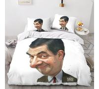 Mr. Bean Impression En D Parure De Couette Avec Fermeture Eclair Housse De Couette Respirante¿Pour Tout Le Monde¿Movie Comics Animation Housse De Coue