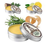 Mr Bear Family Cire Barbe Hommes - Nature - Baume Barbe - Produit barbe homme au Beurre de Karité, Huile de Jojoba et Cire d'Abeille - Moustache & Barbe Styling complet - Entretien barbe homme 60ml
