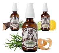 Mr Bear Family Huile barbe Hommes - Nature - Entretient la barbe - Huile pour pousse de la barbe hydratante à l’huile de jojoba & d’Argan - Huile à barbe Hommes - Soin barbe hydratant Hommes 60 ml