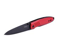 Mr. Blade Shot Couteau pliant exclusif 3D-G10 Soviet Red en acier D2