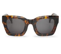 Mr. Boho Lunettes de soleil unisexes - Monture en acétate - Modèle Bondi - Couleur Cheetah Tortoise - Protection UV400 Cat.3 - Design moderne avec style Maxi, Noir