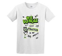 Mr Bungle Tractor in My Balls Retro TV Film Movie Series 80S 90S T-Shirt Mens Unisex White Tees L
