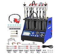 MR CARTOOL V311 Testeur d'injecteur de Carburant et Machine de Nettoyage, 6 Cylindres GDI EFI FSI d'outils de Nettoyage Machine d'essai d'injecteur de Carburant de Voiture et de Moto à Essence