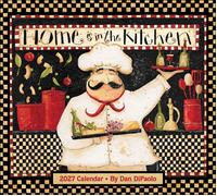Mr. Dan DiPaolo Home is in the Kitchen 2027 Deluxe Wall Calendar (Poche)