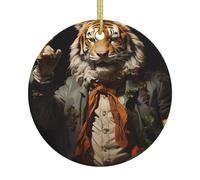 Mr. Dancing Tiger Décorations de Noël pour sapin de Noël, cadeaux pour maman, idée cadeau unique, parfait pour les fêtes de fin d'année, arbre, fenêtre, décoration murale