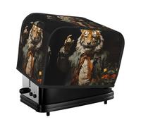 Mr. Dancing Tiger Housse pour grille-pain 2 tranches Résistant à la poussière et à l'huile Protection des petits appareils de cuisine