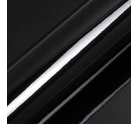 Mr Enseignes Film adhésif toute surface lisse et tout type de meubles, couleurs au choix, film autocollant 120 cm sur 50, 60, 70, 80, 90, 100, 200, 500 ou 1000 cm (1 mètre, Noir Brillant)