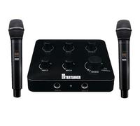 Mr Entertainer Duet - Mixeur de karaoké et microphones sans fil. Transformez votre téléviseur et barre de son/ampli existants en la machine de karaoké ultime