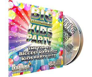 Mr Entertainer Karaoke - Mr Entertainer Big Karaoke Hits of Kids Party - Double CD+G (CDG) Pack. Top 40 Greatest Childrens Party Songs. fête d'enfants karaoké
