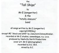 Mr.Esongwriter & the Totally Obscure Band - Tall Ships