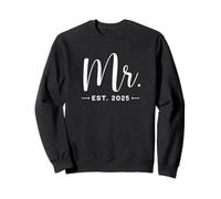 Mr. Est. 2025 Just Married Promu to Mr, Mrs Wedding Sweatshirt