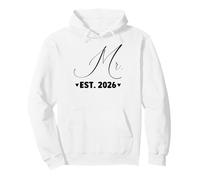 Mr. Est. 2026, Couple Juste marié, fête de Mariage, Mme Sweat à Capuche