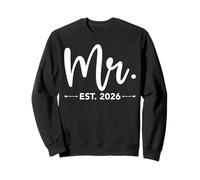 Mr. Est. 2026 Just Married Promoted to Mr and Mrs Matching Sweatshirt