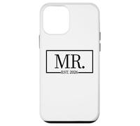 Mr. Est. 2026 Mariage, épouse, Mme Marié, Couple Marié, Mr Coque pour iPhone 12 Mini