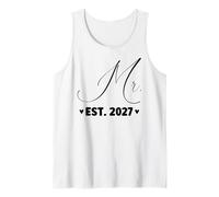 Mr. Est. 2027, Couple Juste marié, fête de Mariage, Mme Débardeur