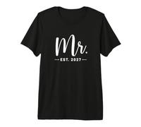 Mr. Est. 2027 Just Married Promu to Mr, Mrs Wedding T-Shirt Haut de Gamme