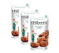 Mr Filbert's Fine Foods Lot de 3 paquets de 100 g d'amandes au romarin, végétalien sans produits laitiers et sans gluten