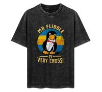 Mr Flibble is Very Cross Black T-Shirt Mens Tee Unisex Tops XXL