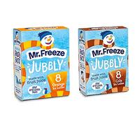 Mr Freeze Jubbly Lot de 2 cola et orange (16 x 62 ml)