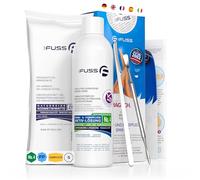 Mr. Fuss Lot de 4 râpes actives pour callosités No. 4 Plus Pack Complete - Kit de soin des pieds pour callosités
