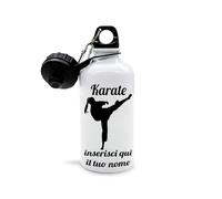 Mr. Gadgets Bouteille personnalisée avec nom, divers modèles - Sport - Adulte 500ml (Karaté Femme)