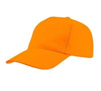 Mr. Gadgets Chapeau unisexe avec visière - Réglable 100% Coton - Padel Baseball Tennis Sport et Loisirs, Orange fluo., Taille Unique