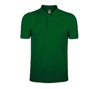 Mr. Gadgets Polo pour homme à manches courtes - Maillot de travail - T-shirt 100 % coton piqué - Couleur unie avec col et boutons, vert, XL