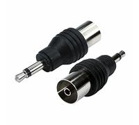Mr Gadget's Solutions Adaptateur prise mono 3,5 mm vers prise coaxiale pour antenne radio TV