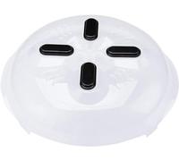 Mr. Gadget's Solutions - Couverture magnétique pour micro-ondes - Sans BPA, transparente, avec prises de ventilation, de qualité alimentaire, lavable au lave-vaisselle, résistant à la chaleur