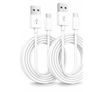 Mr.Gadget's Solutions Lot de 2 câbles USB C de 1 m, charge rapide 5 A (jusqu'à 100 W) USB A vers USB C pour iPhone 15 16 17 Samsung Galaxy S24 S23 S22 Pixel PS5 Switch
