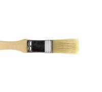 Mr.Gadget's Solutions Lot de 5 pinceaux jetables de 1,27 cm - Poils purs, tête de pinceau de 12 mm avec poignée en polymère confortable de couleur bois - Idéal pour le bricolage, les travaux manuels