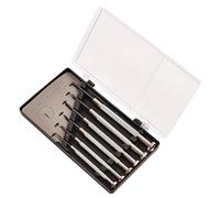 Mr.Gadget's Solutions Lot de 6 tournevis de précision en acier trempé, pointes magnétiques, cruciformes et fendues, avec étui de rangement