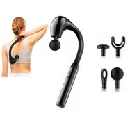 Mr.Gadget's Solutions Pistolet de massage des tissus profonds avec poignée étendue - Masseur révolutionnaire en forme de U pour soulager la douleur, le cou, les épaules et les jambes - Cible sans