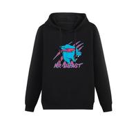 Mr Gaming Beast Game Men's Warm Hoodie Fluffy Pullover Long Sleeve Sweatshirt with Two Pocket Size S