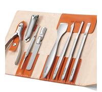 MR.GREEN Ensemble de couteaux de pédicure professionnels pour ongles incarnés, outils de soins des pieds, pinces à cuticules en acier inoxydable (8 pièces)