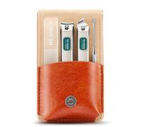 MR.GREEN Kit de manucure portable pour pédicure, coupe-ongles en acier inoxydable, étui de toilettage, ciseaux à ongles, coffret cadeau (4 pièces modèle 2)