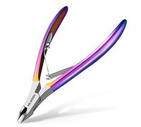 MR.GREEN Pince à Cuticules et Poussoir Professionnelle en Acier Inoxydable Pour Outils de Soins des Ongles en Salon et à Domicile (Titane Coloré)