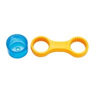 MR.HOBBY GT56 M. Cap Opener, GTool, Ouvre-bouteille, Twist Opener, Modeling Tool Accessoires, Pour ouvrir des peintures pour modélisme 10 ml et 18 ml, filetage antidérapant, jaune, bleu, plastique