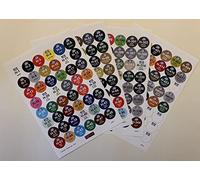 Mr Hobby Peinture acrylique aqueuse - Étiquettes pour pots de peinture acrylique Aquous 10 ml - Série H