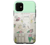 Mr. Ice Cream and Ratty The Ghost Bande dessinée Coque pour iPhone 11