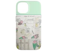Mr. Ice Cream and Ratty The Ghost Bande dessinée Coque pour iPhone 14