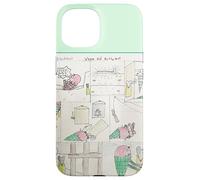 Mr. Ice Cream and Ratty The Ghost Bande dessinée Coque pour iPhone 15