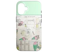 Mr. Ice Cream and Ratty The Ghost Bande dessinée Coque pour iPhone 16