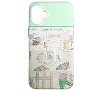 Mr. Ice Cream and Ratty The Ghost Bande dessinée Coque pour iPhone 16 Plus